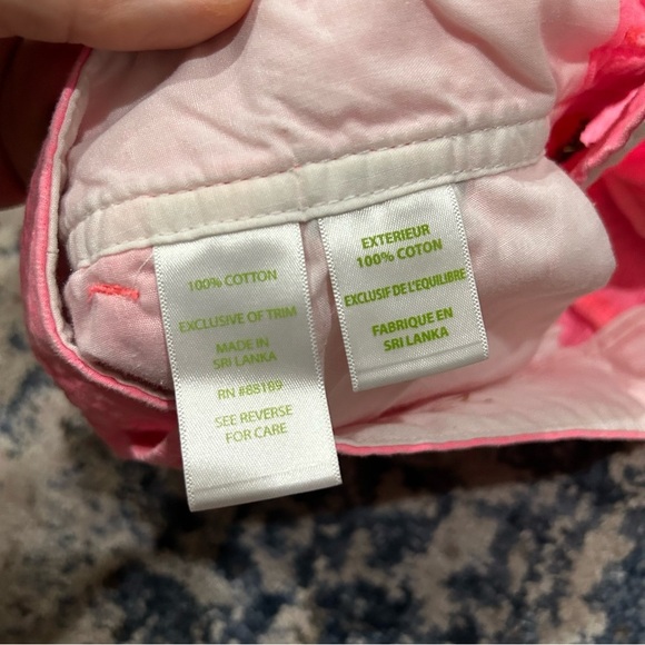 Lilly Pulitzer 100% Cotton Pink The Walsh Shorts Size 2 - Picture 5 of 10